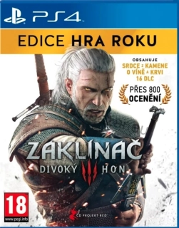 Zaklínač 3 Divoký hon Edice hra roku CZ / HU / PL  dab. PS4