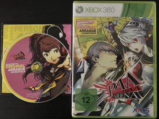 P4A Persona 4 Arena + Soundtrack Xbox 360